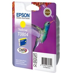 Epson Original T0804 Kolibri Druckerpatrone gelb 520 Seiten 7ml (C13T08044011)