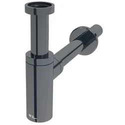 SAT Dark Siphon für Waschbecken DN32 7 cm Dunkel Messing SATAUSDA
