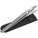 Zeckenzange Kreuzpinzette Silber Zeckenpinzette 13,5 cm Profi Zeckenentferner