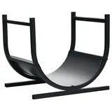 Costway Kaminholzregal 40 x 34 x 36 cm schwary