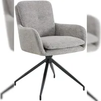 CLP Esszimmerstuhl Pickett Stoff, 180° schwenkbarer Sessel mit Armlehne