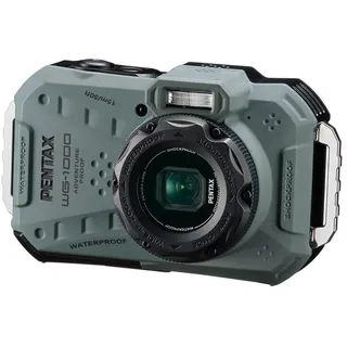 Pentax wasserdichte Digitale Kompaktkamera PENTAX WG-1000, konzipiert für gelegentliche Outdoor- und Unterwasserfotografie, wasserdicht bis zu Einer Tiefe von 15 Metern, für bis zu Einer Stunde Dauerbetrieb