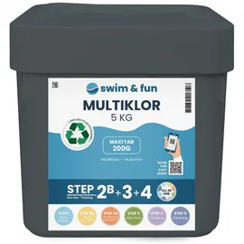 Swim&Fun Multiklor Maxi Tab 200 g, 5 kg