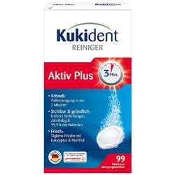 Kukident - Aktiv Plus 99 Tabs Zahnpasta