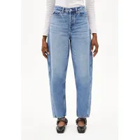 ARMEDANGELS Damen Barrel Jeans recycelte Baumwolle / blau (25-32)