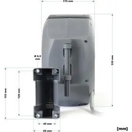 XPOtool Schlauchbox 15 m grau