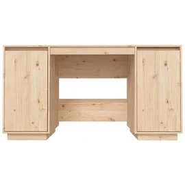 vidaXL Schreibtisch 140x50x75 cm Massivholz Kiefer