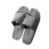 ZMYDZ Massieren Herren Womens Hausschuhe, Sandalen Plantar Fasciitis Acupressur Fußbad Massagegerät, Akupressur Reflexzonenmassage Hausschuhe Indoor Paar Massage Ha(Size:EUR 39-40,Color:Grau)
