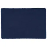 Rhomtuft Badteppich Square Blau 60 x 90 cm