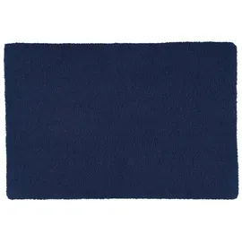 Rhomtuft Badteppich Square Blau 60 x 90 cm