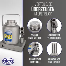 Alca Wagenheber Stahl grau 240-370 mm