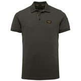 PME Legend Poloshirt mit Logostickerei, grau