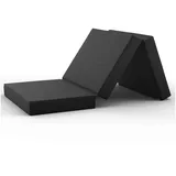 Klappmatratze Luxus Faltmatratze, klappbare Gästematratze, faltbare Matratze, shogazi ®, 12 cm hoch, (1-tlg), MADE IN GERMANY, Direkt vom Hersteller, OEKO-TEX®, Testsieger 1,1 grau 90 cm x 210 cm x 12 cm