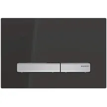 Geberit Sigma50 Betätigungsplatte eckig verchromt/schwarz