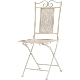 vidaXL 3-tlg. Bistro-Set Stahl Weiß
