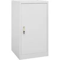 vidaXL Sattelschrank Hellgrau 53x53x105 cm Stahl