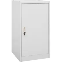 vidaXL Sattelschrank Hellgrau 53x53x105 cm Stahl