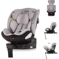 Chipolino Kindersitz Tourino i-Size (40-150cm) Isofix, höhenverstellbar, drehbar hellgrau