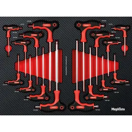 Mephisto XXL Premium Werkzeugwagen mit 9 Schubladen inkl. Ringschlüssel-Set