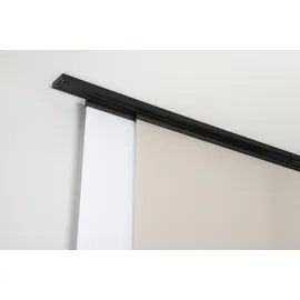 GARDINIA Beschwerungsgewicht GARDINIA "Unterprofil zum Klipsen" Gr. 1, schwarz (schwarz, matt), L:60cm, Aluminium, Beschwerungsgewichte, Serie Flächenvorhang-Technik Atlanta 3-läufig