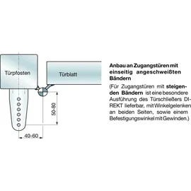 DICTATOR Direkt II 150 Türschließer