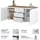 OTTO home Modo 150 x 68 x 34,5 cm Weiß / Eiche Mauvella