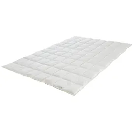 tb bettwaren Daunendecke Badenia Trendline Eco - 135x200 cm leicht - Weiß