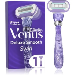 Gillette Venus Deluxe Smooth Swirl Rasierer + Rasierklingen 1 St.