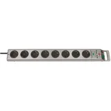 Brennenstuhl Steckdosenleiste 8-fach 2,5 m Silber