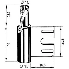 Simonswerk Rahmenteil VARIANT® V 8100 WF vernickelt