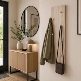 Haku-Möbel Wandgarderobe Eiche Braun