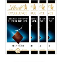 Lindt Excellence Meersalz feine und herbe Schokolade 100g 4er Pack