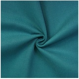 Stofferia Stoff Polsterstoff Panama Sahara Petrol, Breite 280 cm, Meterware blau