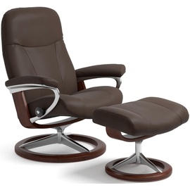 Stressless Garda (Set, Relaxsessel mit Hocker), braun,