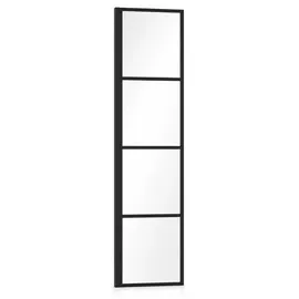 Badplaats Essos Walk-In-Dusche 40 x 200 cm Schwarz