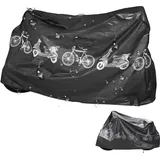 Fahrradabdeckung Wasserdicht,Fahrrad Garage Outdoor Bike Cover,Fahrrad-Abdeckung,Regenschutz Fahrrad,Fahrradgarage Schutzhülle,Fahrradgarage Universal Anti-Staub Regen UV Schutz (Schwarz)