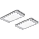 Naber Hull Farbwechsel LED 2er-Set edelstahlfarbig