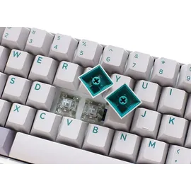Ducky One 3 Mist Grey Mini Gaming Tastatur RGB, MX SPEED RGB Silver, USB, DE (DKON2161ST-PDEPDMIWHHC2)