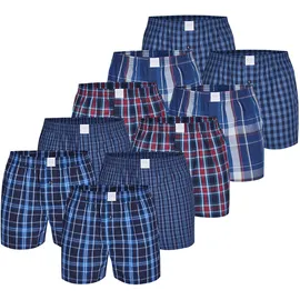 MG-1 Boxer Classic kariert M 10er Pack