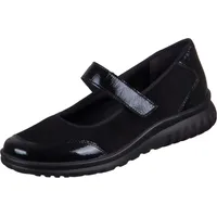 Semler Lena Lack Chevreau Spangenballerina schwarz in Gr. 38 - 38