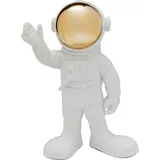 Kare Design Deko Figur Welcome Astronaut, Weiß, Polyresin, Unikat, Handbemalt, 27x21x13cm (H/B/T)