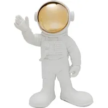 Kare Design Deko Figur Welcome Astronaut, Weiß, Polyresin, Unikat, Handbemalt, 27x21x13cm (H/B/T)