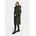 Winterjacke Damen Gr M grün schwarz olive Obermaterial 100 Polyester Futter 100 Polyester Wattierung 100 Polyester Ärmelfutter 100 Polyester Bündchen Jacken Winterjacke Bewegungsschlitz am unteren Saum