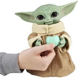 Hasbro Galactic Snackin Grogu, Elektronische Spielfigur 23,5 cm, Mehrfarbig