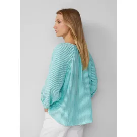 s.Oliver Musselin-Bluse mit Raglanärmeln und Raffung Blau XS