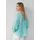s.Oliver Musselin-Bluse mit Raglanärmeln und Raffung Blau XS