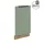 Küchen-Preisbombe Frontblende 45 cm Aquamarin matt