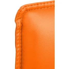 deluke Besucherstuhl Kunstleder Orange