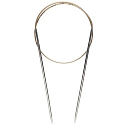 addi Rundstricknadel, Messing, 60 cm
