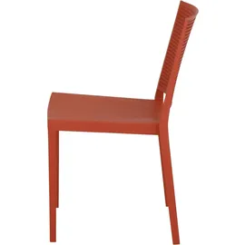 Siena Garden Stapelstuhl-Set Square 4-teilig Brick